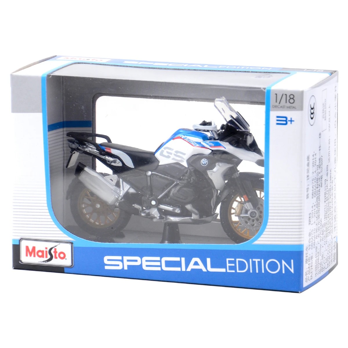 Maisto 1:18 BMW R1250 GS Die-Cast Motorcycle Model