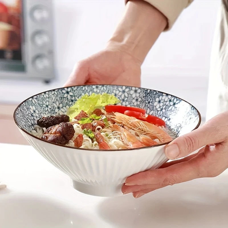 4pcs Ceramic Bowl - Tall Ceramic Plate
