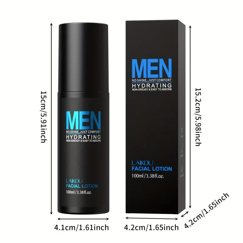 1pc LAIKOU Men'S Facial Lotion 3.38 fl.oz