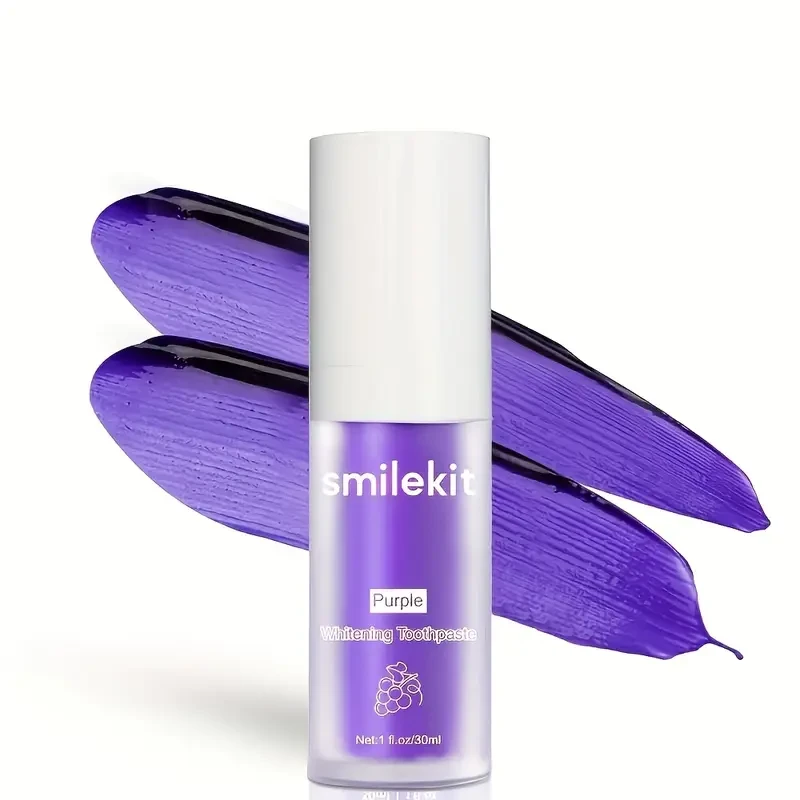 4-Pack SMILEKIT Purple Whitening Toothpaste