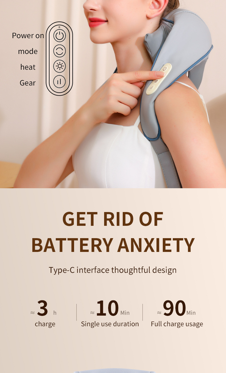 Multifunctional Massage Muscle Shoulder And Neck Shawl