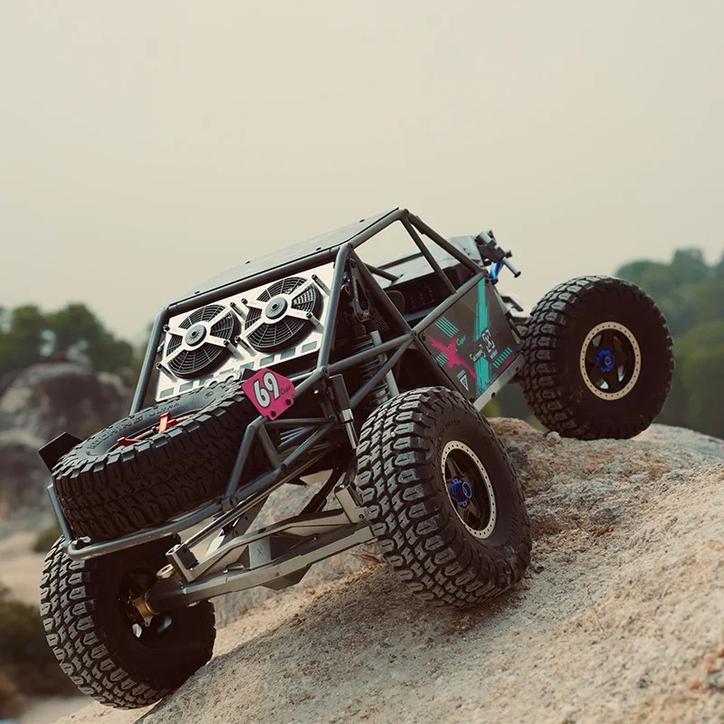 Capo U4 RC Car 1/8 Crawler RTR or KIT Model CD1582X  Remote Control Racing Vehicle with 2-Speed Transmission and Lights
