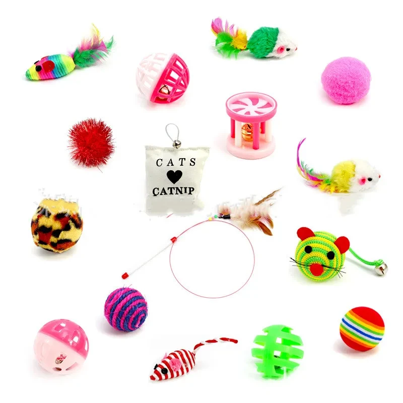 Pet Cat Toy Set Cat Toy Funny Cat Stick