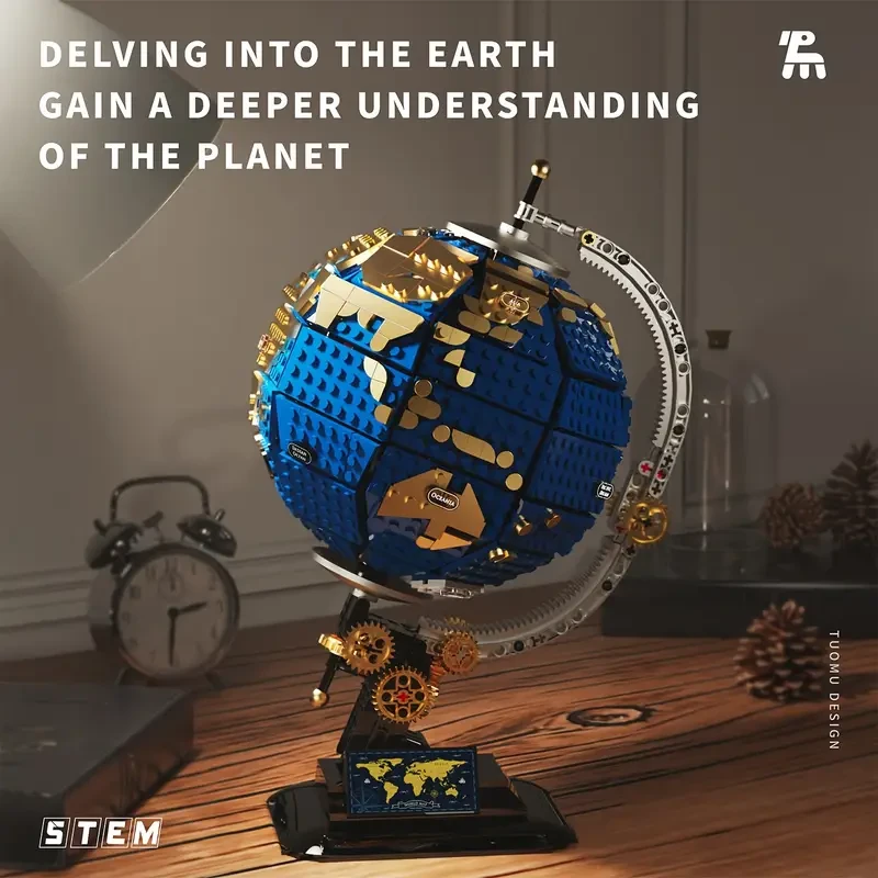 1455pcs Space Exploration Globe Puzzle