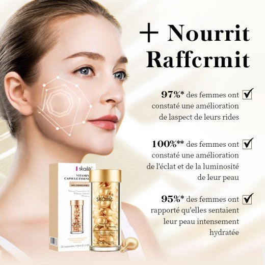 Full English Style Vitamin C Capsules Fading Wrinkle