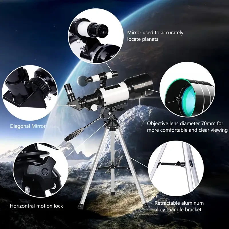 F30070M Dobsonian Telescope with Tripod