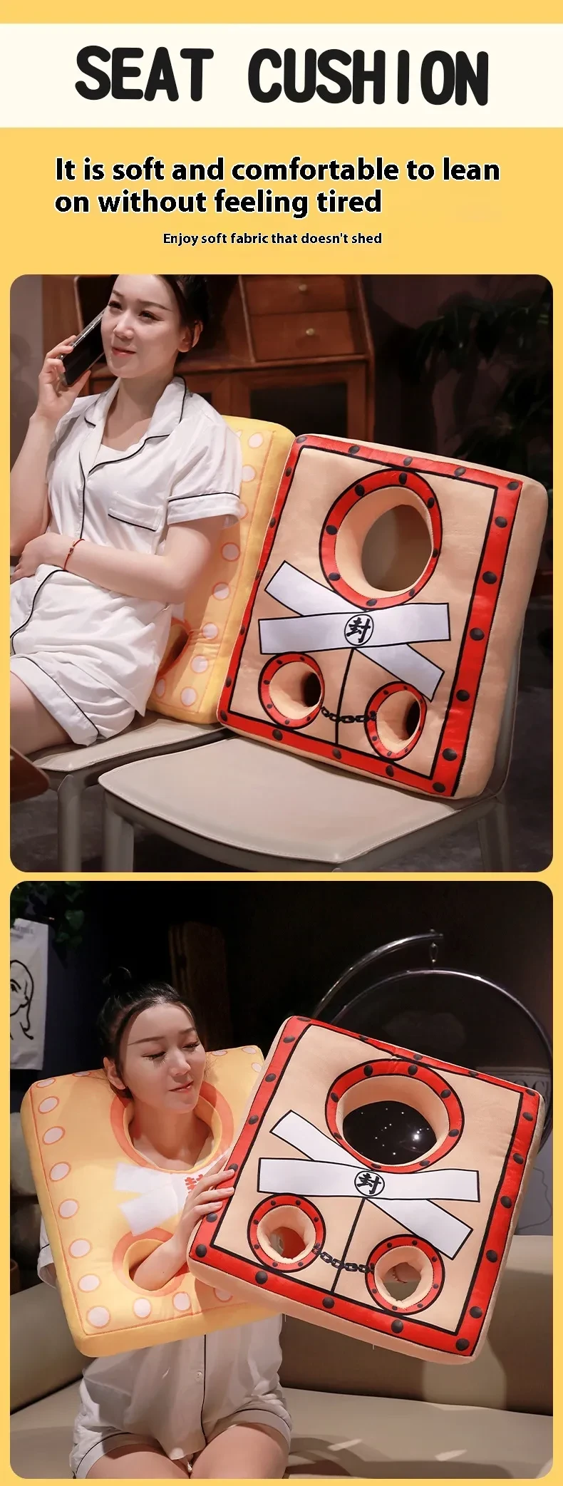 Female Creative Niche Plush Toy Doll Pillow