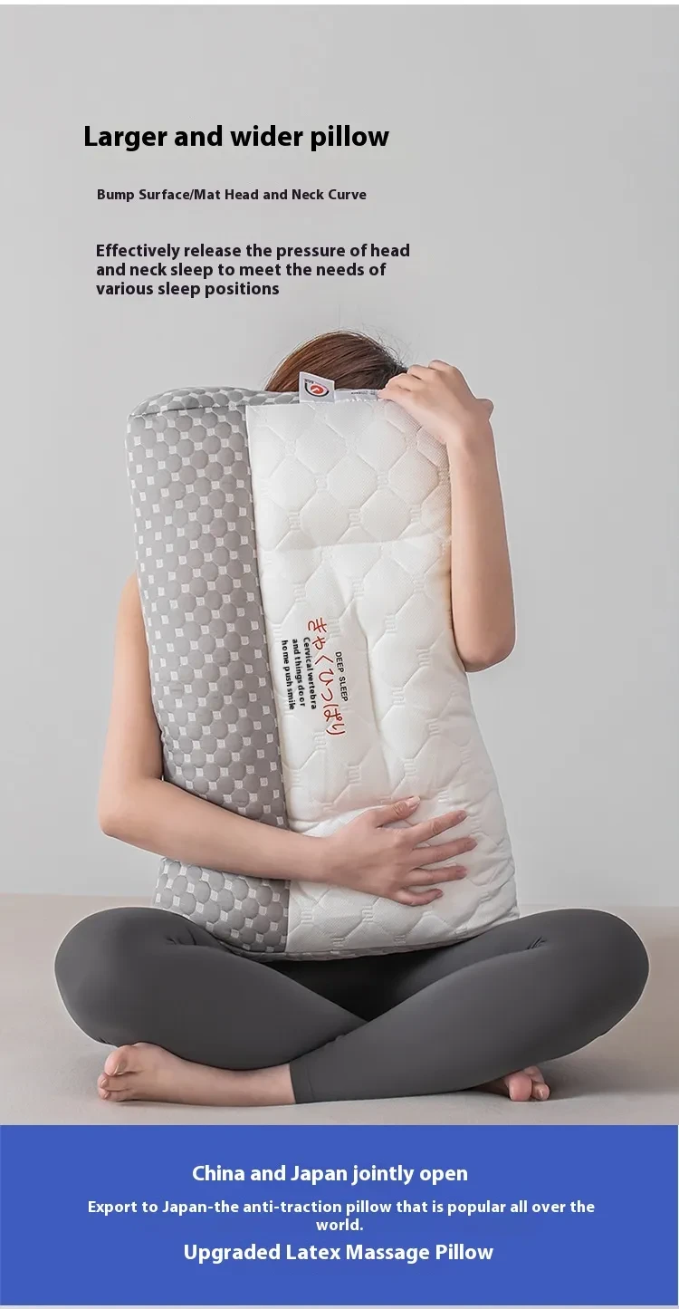 Class A Soybean Japanese-style Anti-traction Thickened Neck Pillow