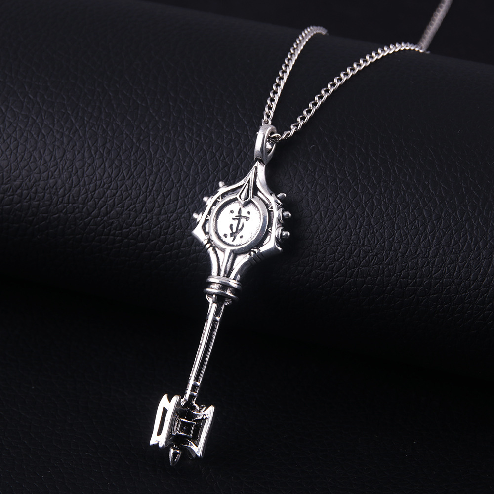 Men's Fashion 3D Alloy Pendant Necklace