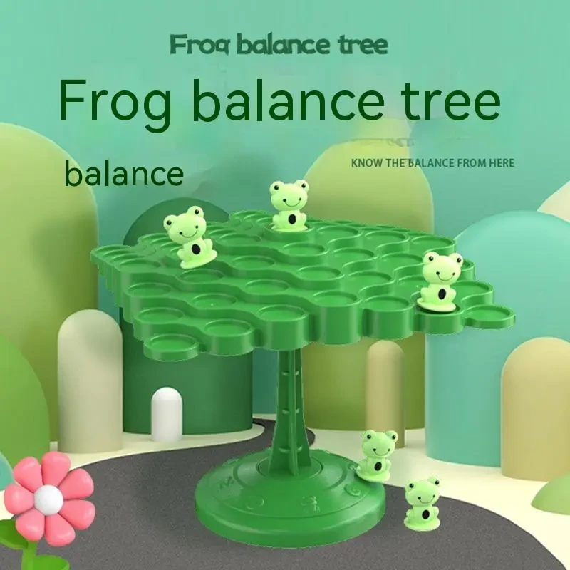 Jenga Toy Frog Balance Tree