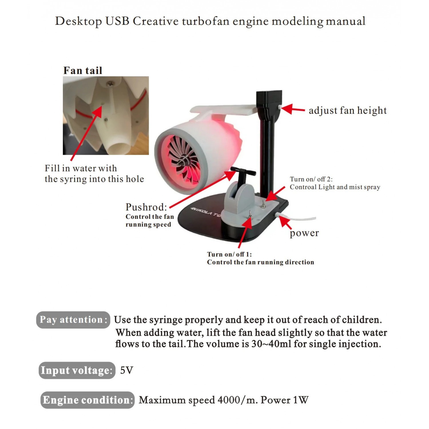 Desktop JetFan Humidifier