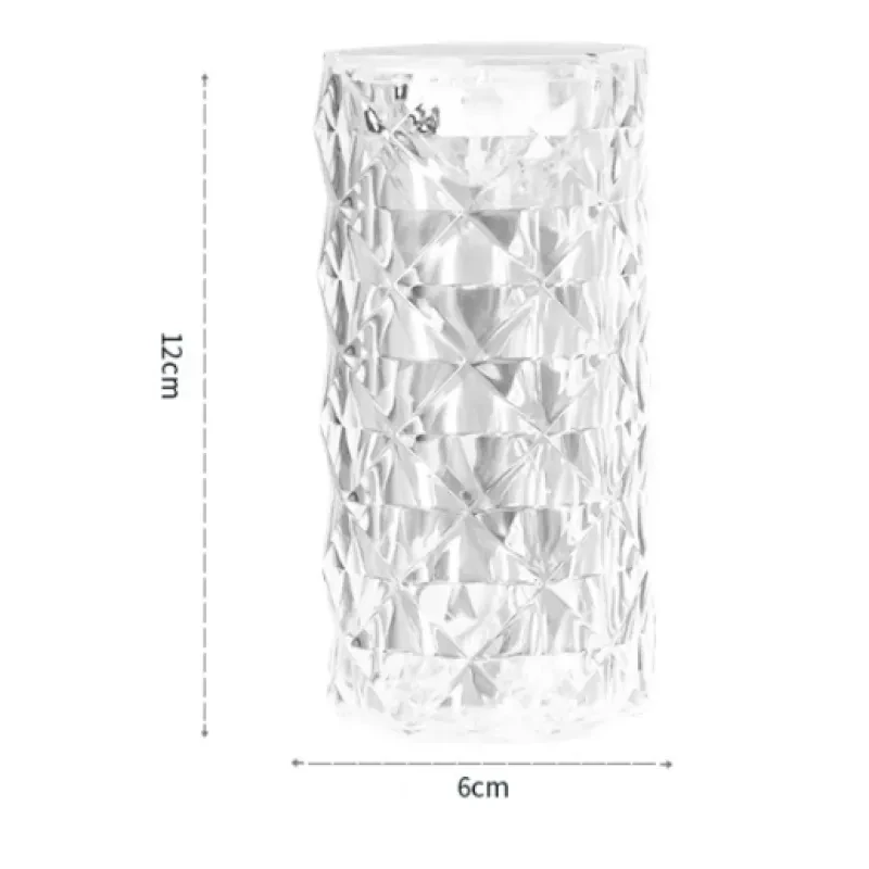 Table Lamp Lighting Rose Atmosphere Lamp Crystal Bedside Small Night Light