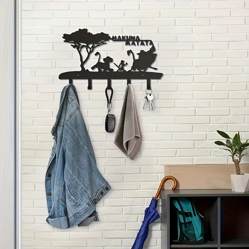 Multifunctional Metal Keychain and Clothes Hanger