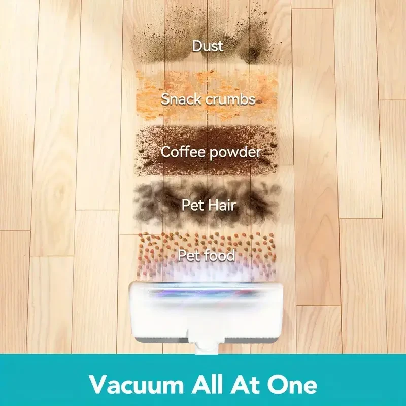 JKUOO Cordless Vacuum Cleaner with Adjustable Length