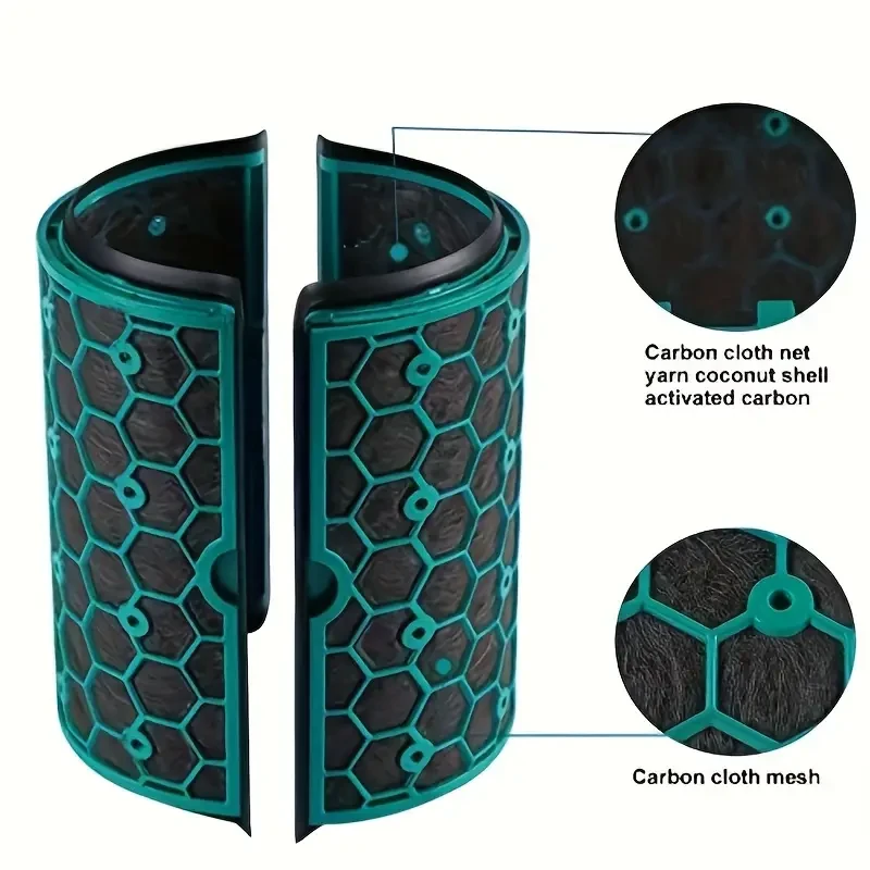 1pc, HEPA Filter Activated Carbon Filter