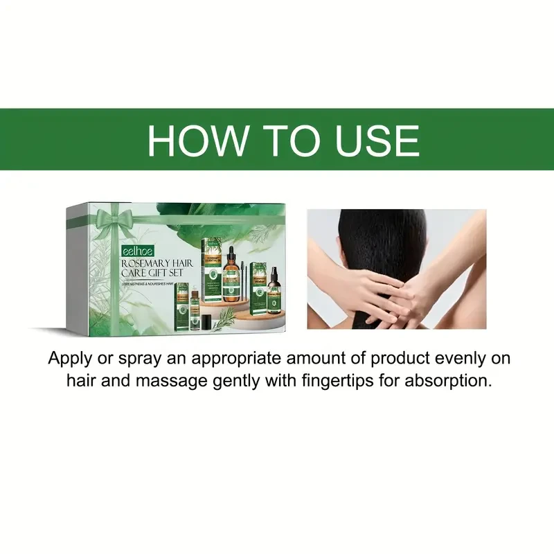 RosyHair Rosemary Hair Care Gift Set