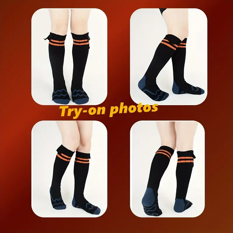 1 Pair SHINY ROSY LIFE Heated Socks for Men & Women