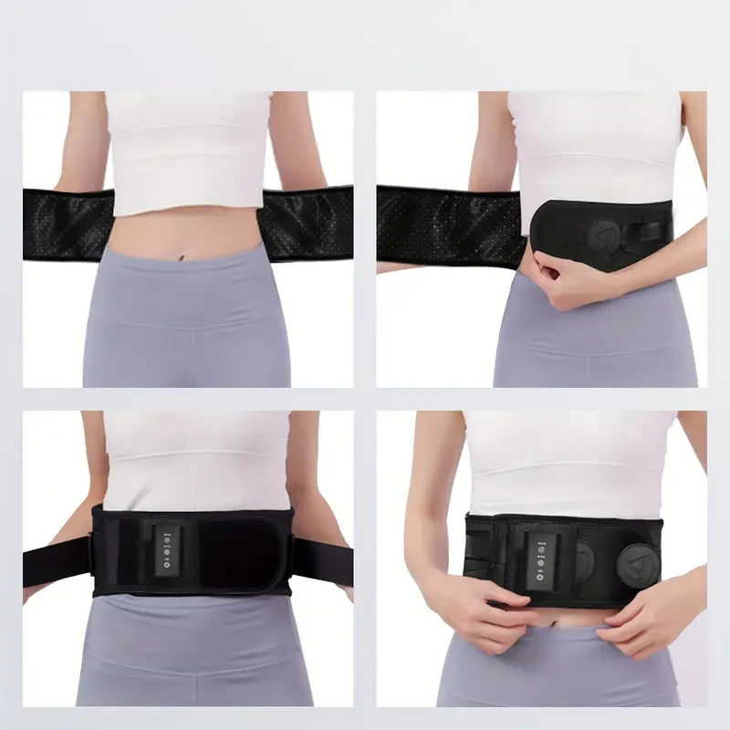 AISZG Heated Massage Waist Belt with Dual Motors