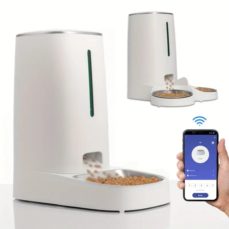 Tuya Smart Automatic Pet Feeder with Wi-Fi Remote Control