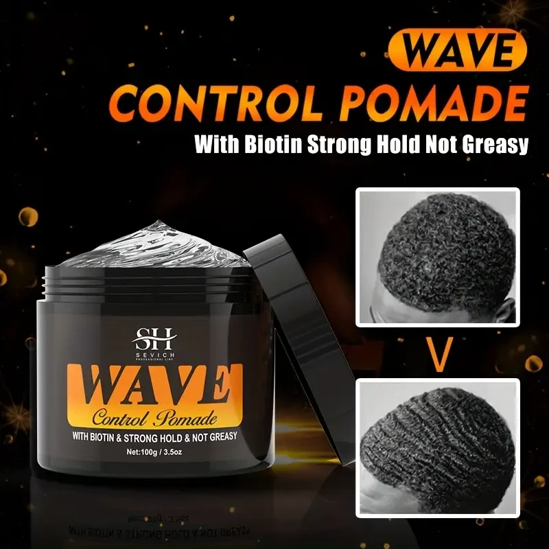 Wave Pomade Kit with Comb & Silky Durag