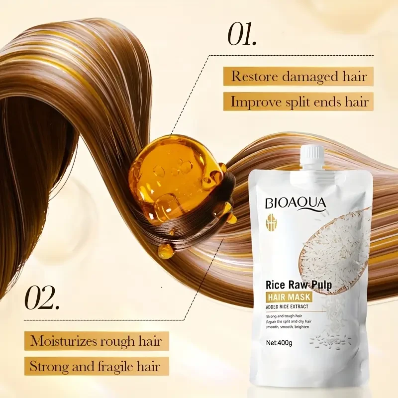 BIOAOUA Rice Pulp Hair Mask
