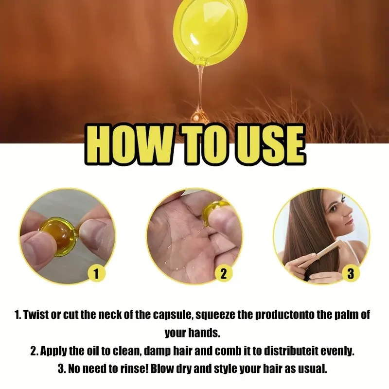 30pcs Wash Free Hair Care Capsule