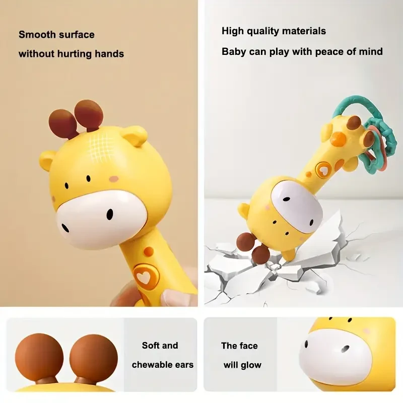 Baby Music Shaker Giraffe Toy