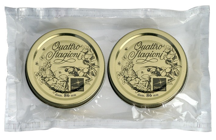 Set 2 Quattro Stagioni Lids 86mm  - Bormioli Rocco