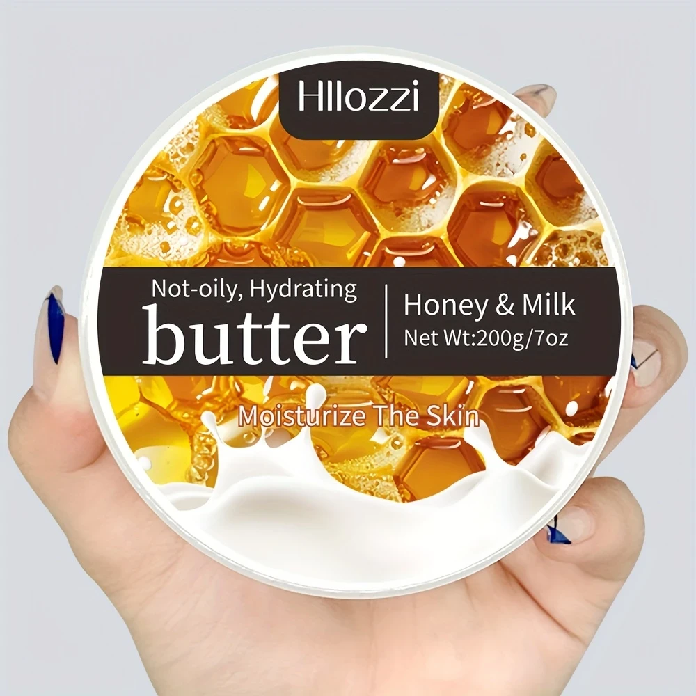 Hllozzi Honey & Milk Hydrating Body Butter, 7oz