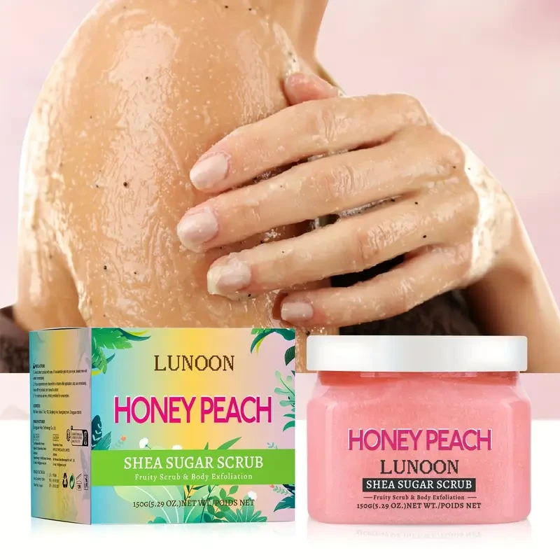 Honey Peach Lunoon Shea Sugar Scrub
