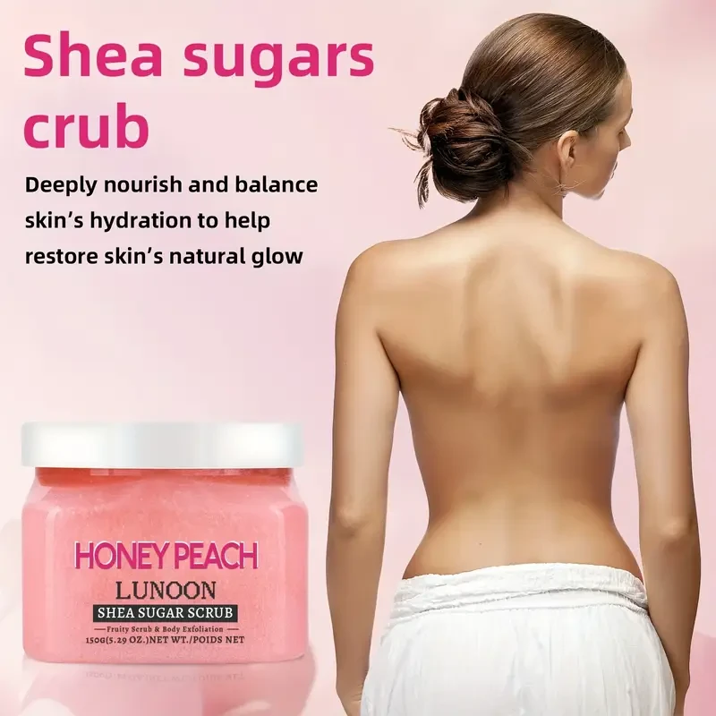 Honey Peach Lunoon Shea Sugar Scrub