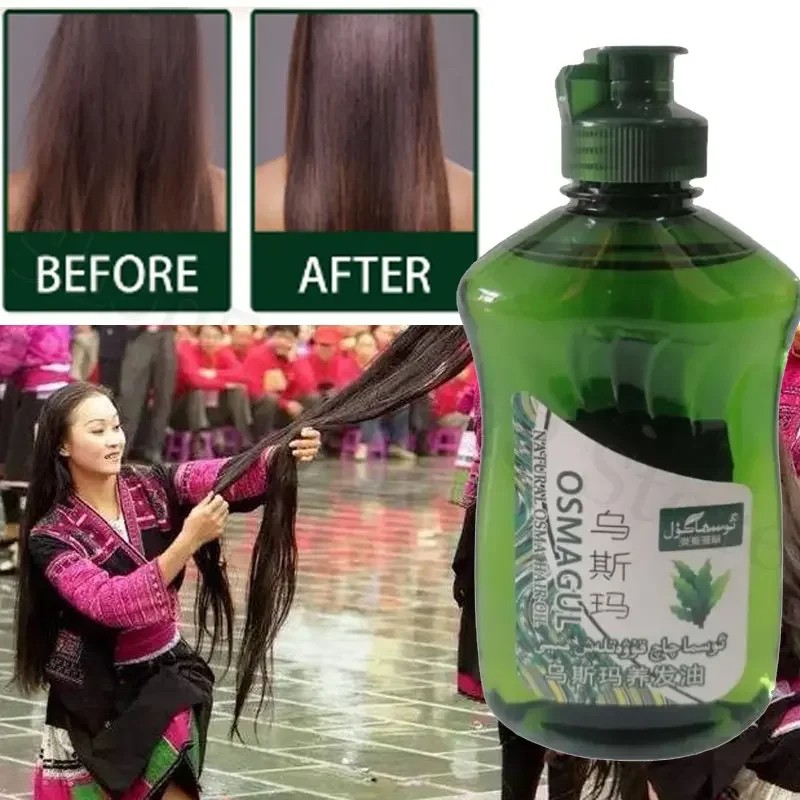 Usma Grass Extract Oil 200ML  Natural Hair Growth and Follicle Repair Oil