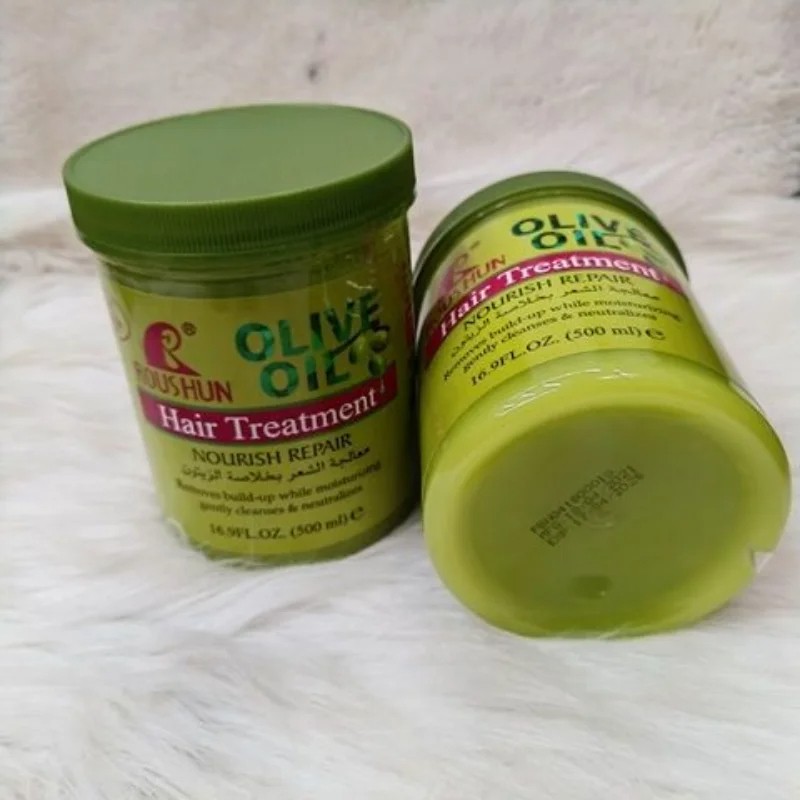 500ml Olive Oil Hair Treatment Conditioner Olives Hair Mask for Deep Hydration and Repair