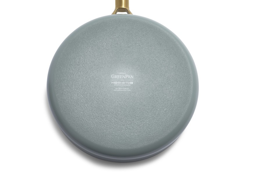 Padova Smokey Blue Covered Saut Pan 28cm/3.6L - GreenPan