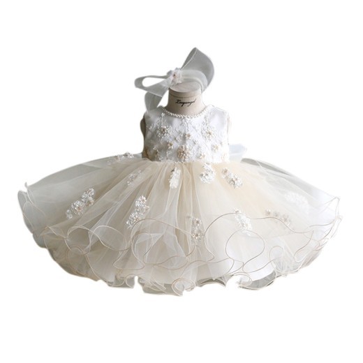 Princess Lace Dress Flower Girl Pettiskirt