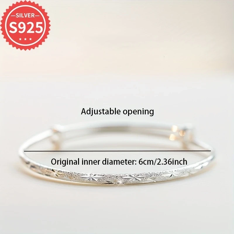 Elegant 925 Sterling Silver Starry Sky Bracelet - Hypoallergenic, Luxurious & Simple Design for Casual Attire or Gifting