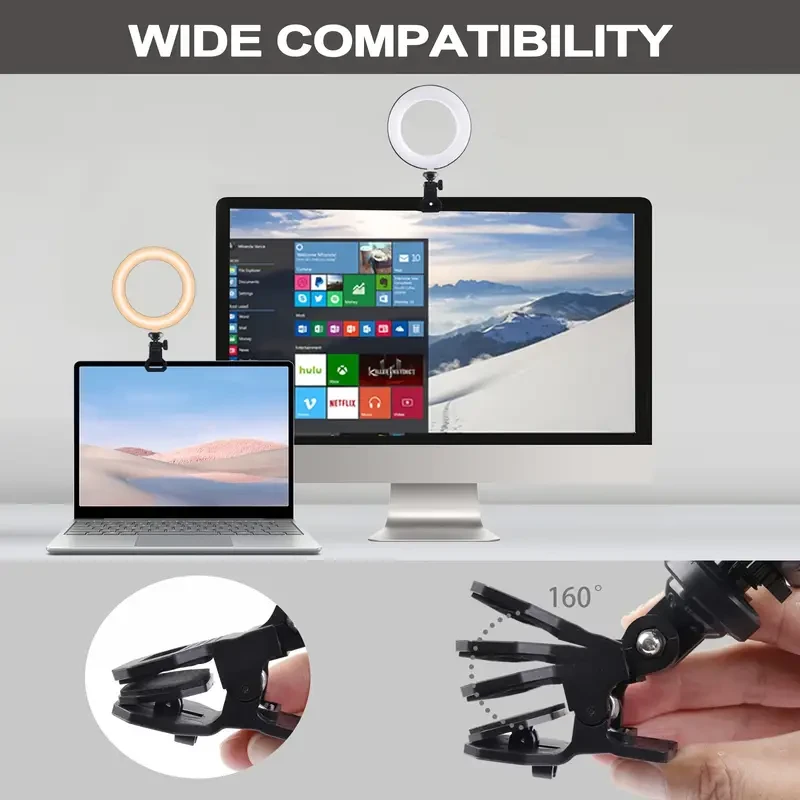 ZOMEI 6-inch Dimmable LED Selfie Ring Light