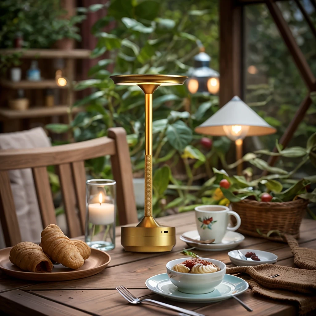 Modern LED Desk Lamp with USB Charging