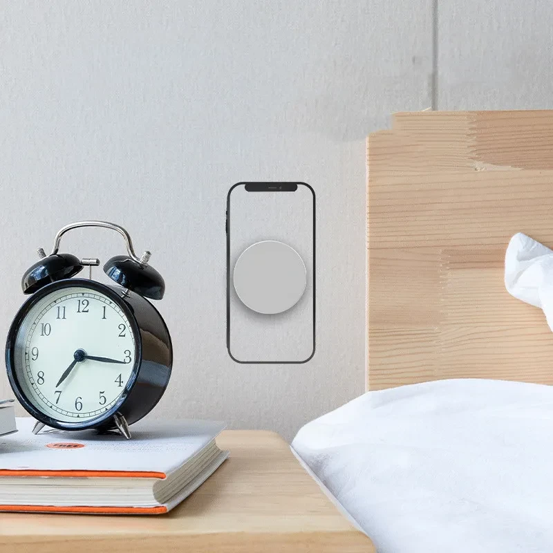 Compatible with Apple, Magsafe Hardware Magnetic Mobile Phone Holder Wireless Charger For Apple 12 Desktop Wall Sticker Magnetic Holder