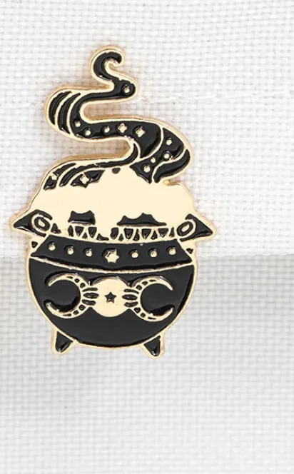 Apprentice Magician Special Magic Furnace Alloy Drop Brooch