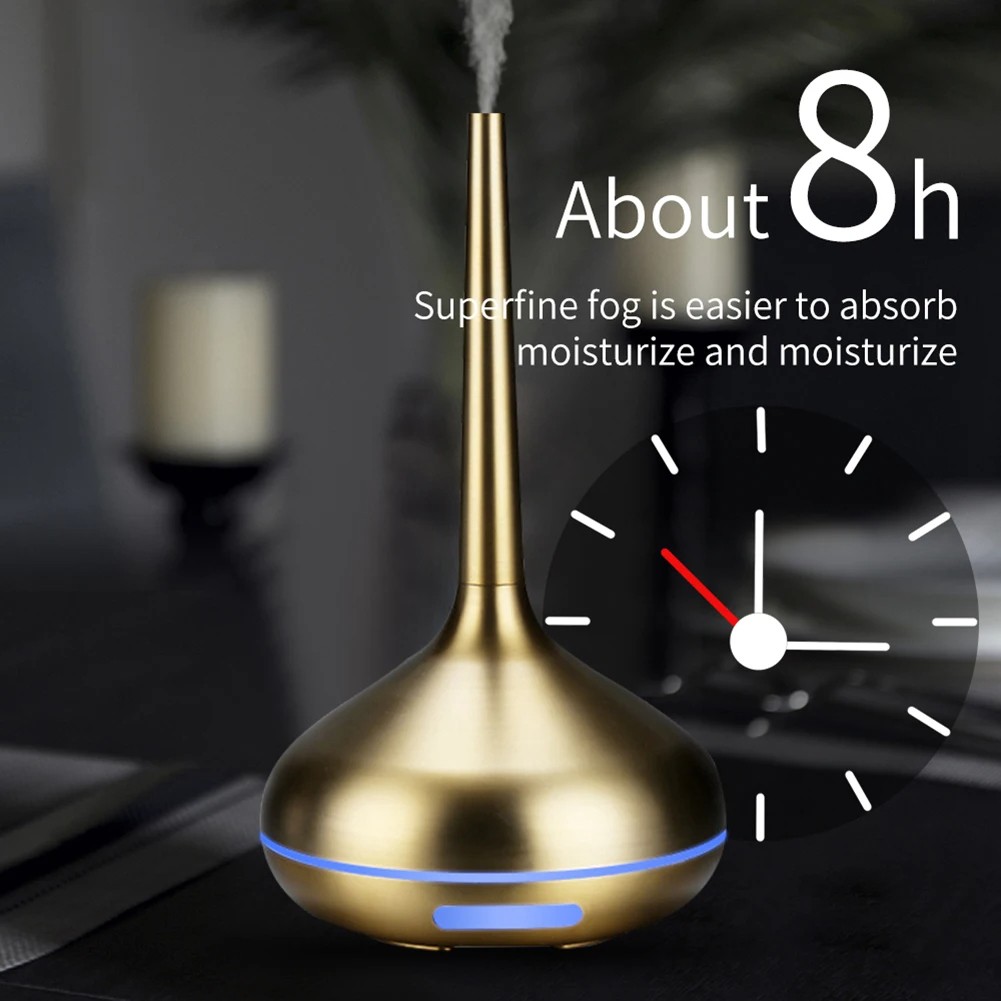 USB LED Ultrasonic Humidifier Essential Oil Diffuser