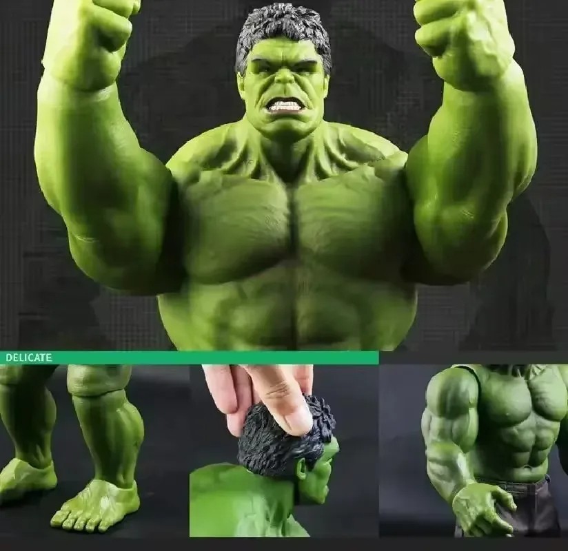 28 Anime Hulk Action Figures Large Hulk Doll Model for Boys, Desktop Ornaments