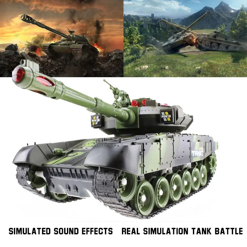 55/44CM RC Tank Military War Tanks Electric Car Remote Control Radio-Controlled Crawler Toys