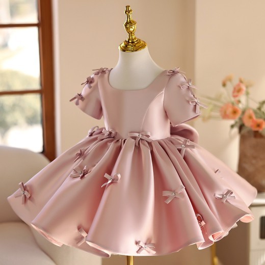 Little Girl Birthday Full-year Evening Dress