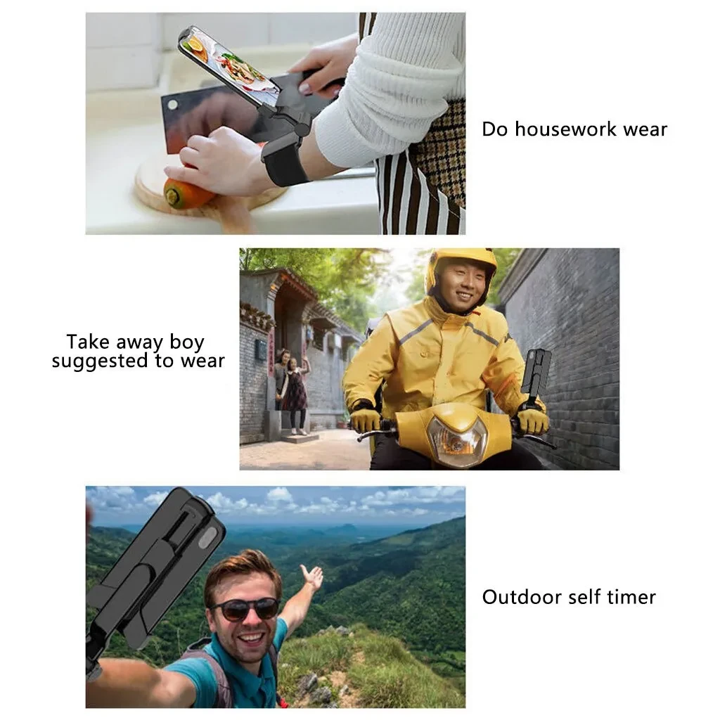 Creative arm mobile phone bracket running mountain climbing Internet celebrity live broadcast rotatable multi-function desktop lazy mobile phone bracket