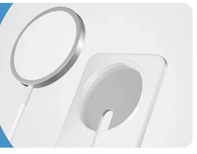 Aluminum Alloy Magnetic Wireless Charging Desktop Phone Holder