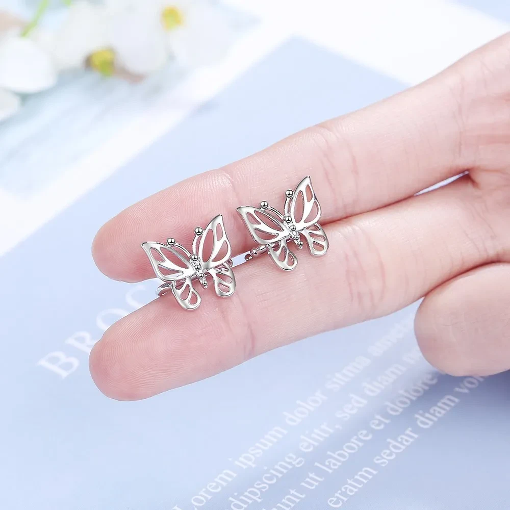 Butterfly Ear Bone Clip No Pierced Female Korean Ear Clip Temperament Sweet Girl Ear Jewelry