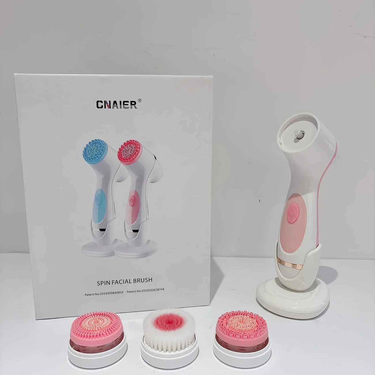 3 In 1 Sonic Face Spin Brush Set