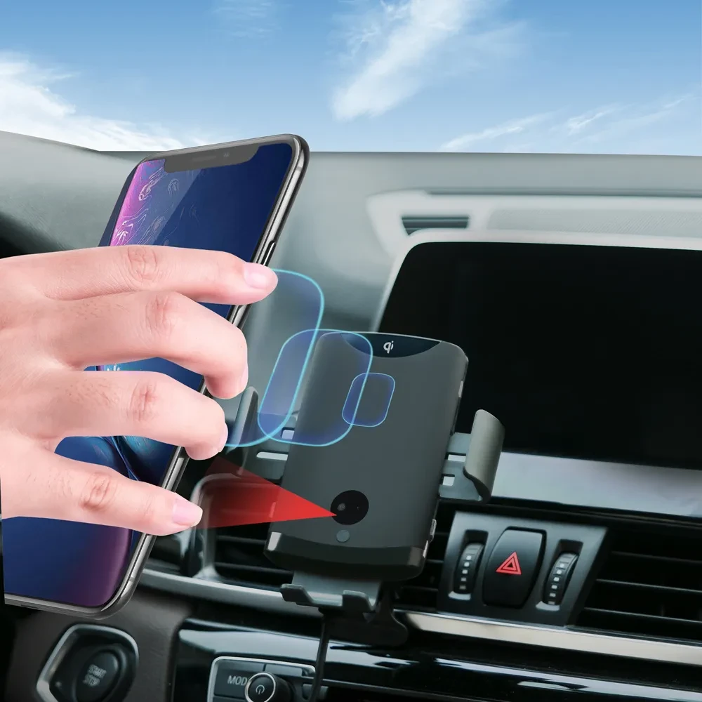 Automatic car wireless charger