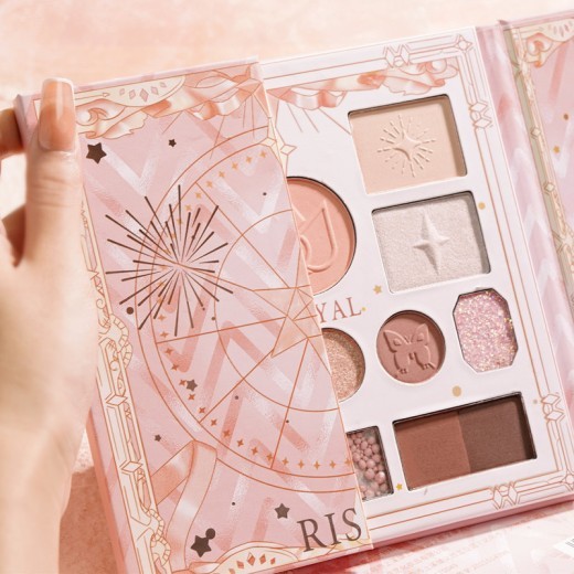 Time Eyeshadow Palette Highlight Blush One Matte Glitter